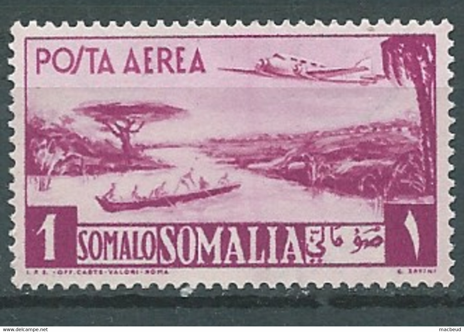 Somalie Aérie,    - Yvert N°  35  ** -  Mala 10225 - Somalia (1960-...)