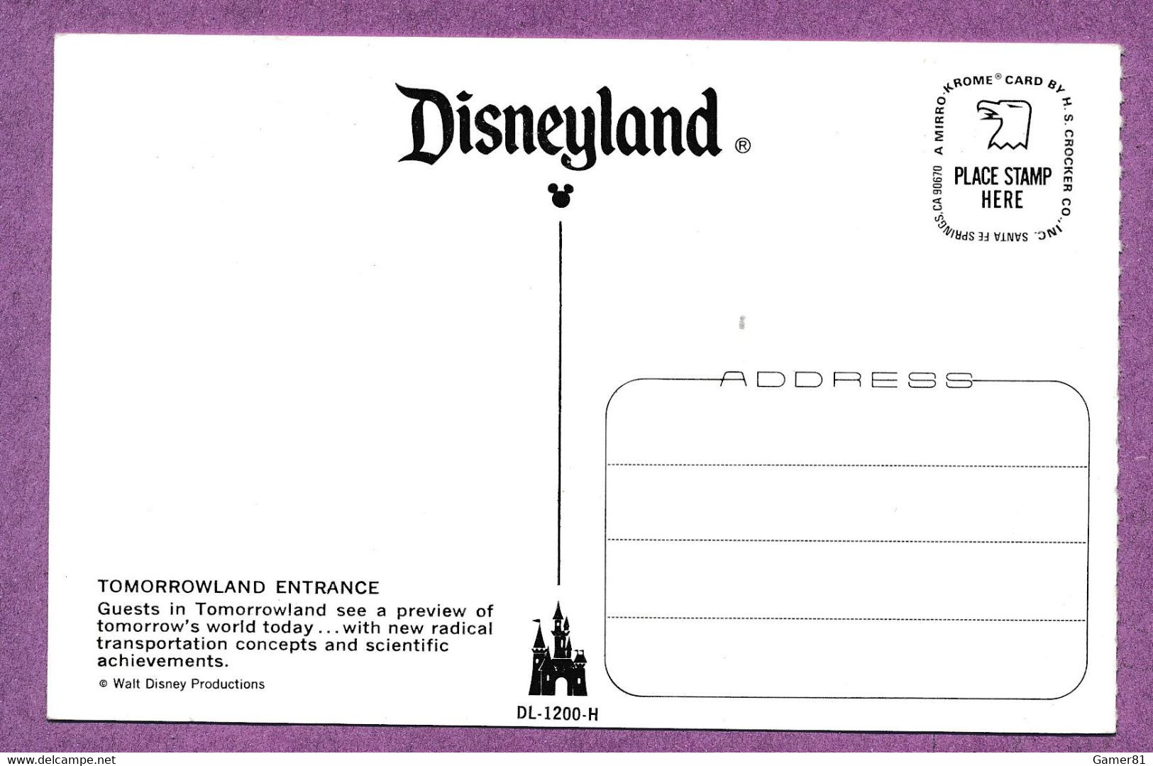 Disneyland - Tomorrowland Entrance - Anaheim