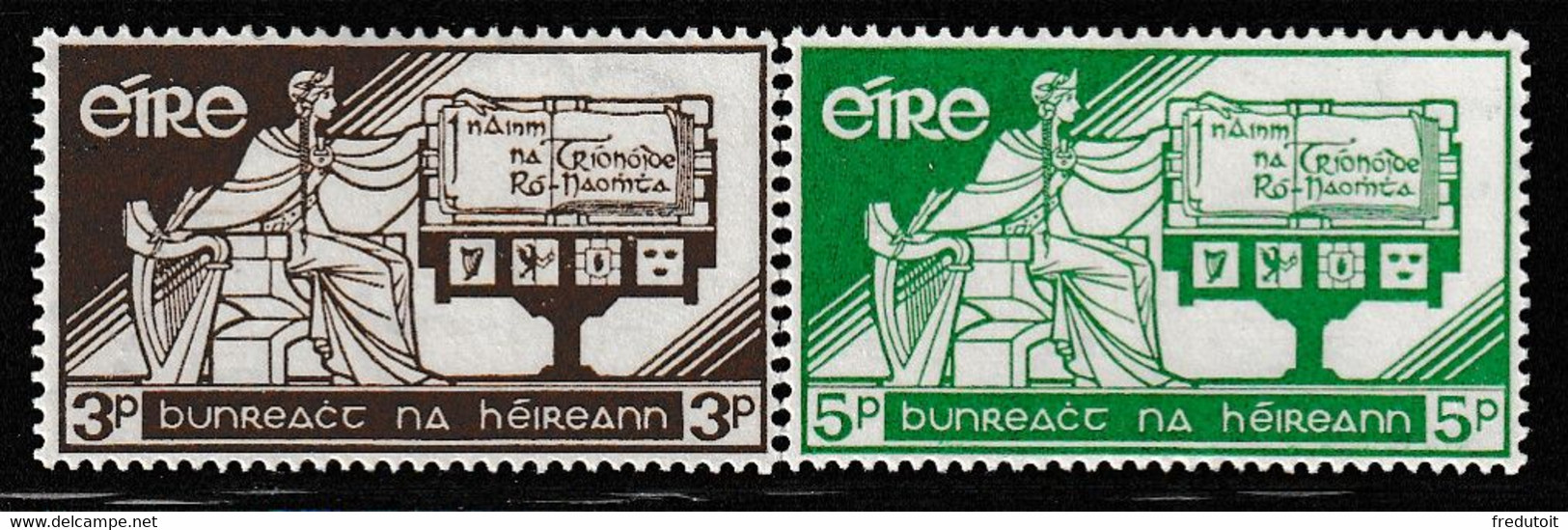 IRLANDE - N°140/1 * (1958) - Unused Stamps