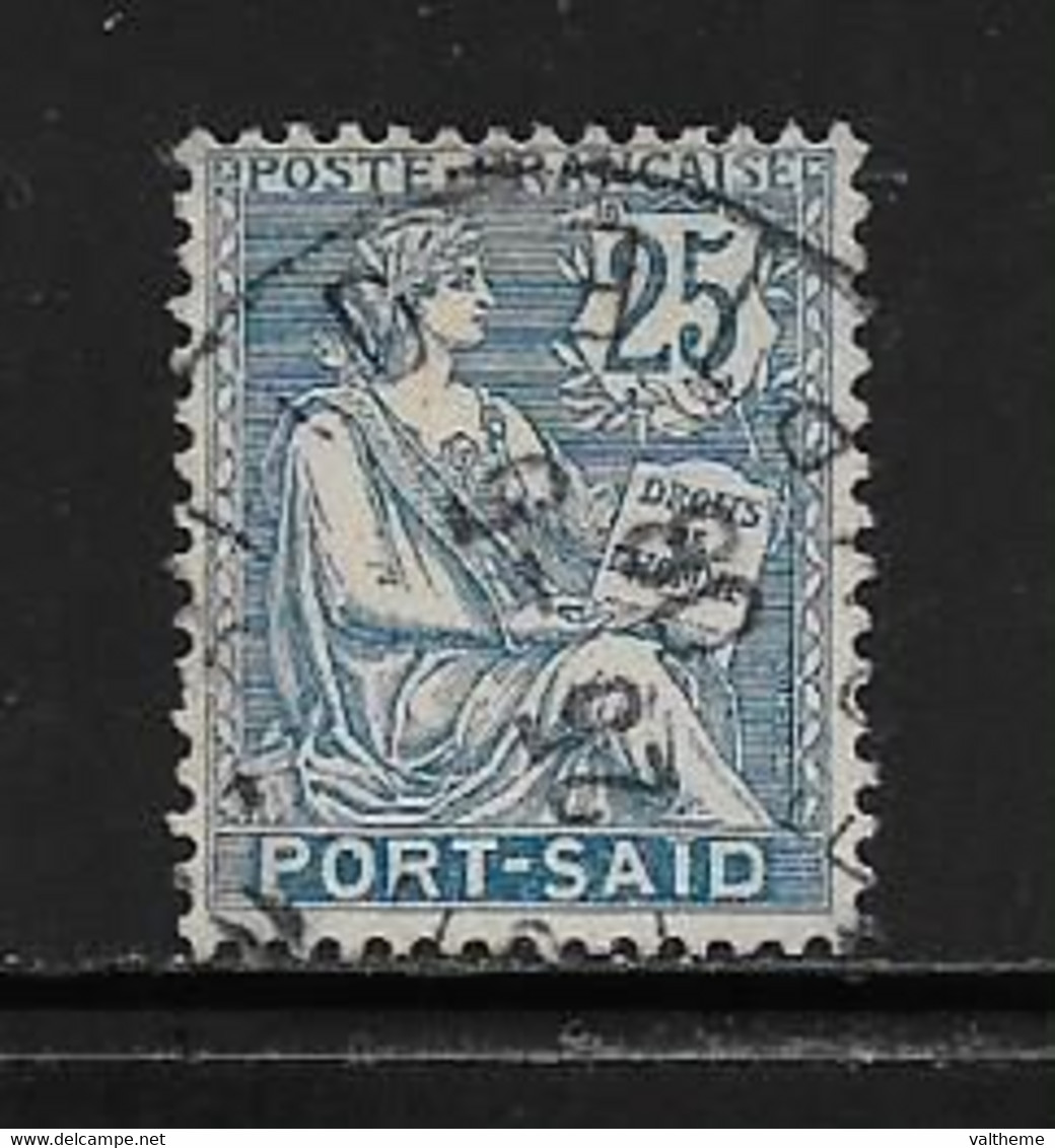 PORT SAID  (FRPORS - 37 )   1902  N° YVERT ET TELLIER  N° 28 - Gebraucht