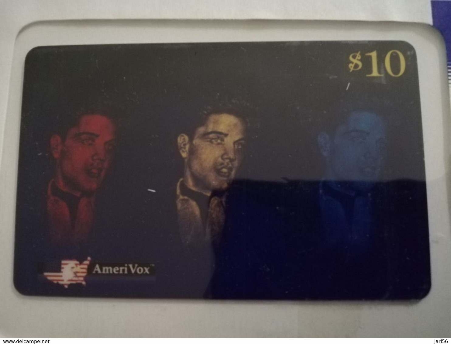 UNITED STATES AMERIVOX ELVIS PRESLEY $10,-   MINT IN SEALED COVER    LIMITED EDITION ** 6206** - Collections