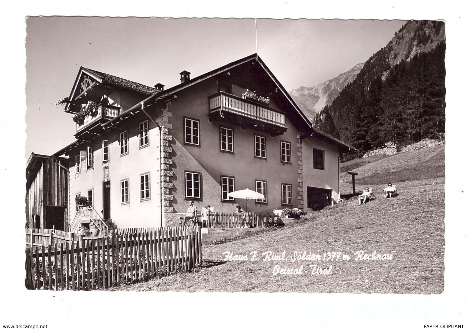 A 6450 SÖLDEN, Pension Rechnau, Haus Riml - Sölden