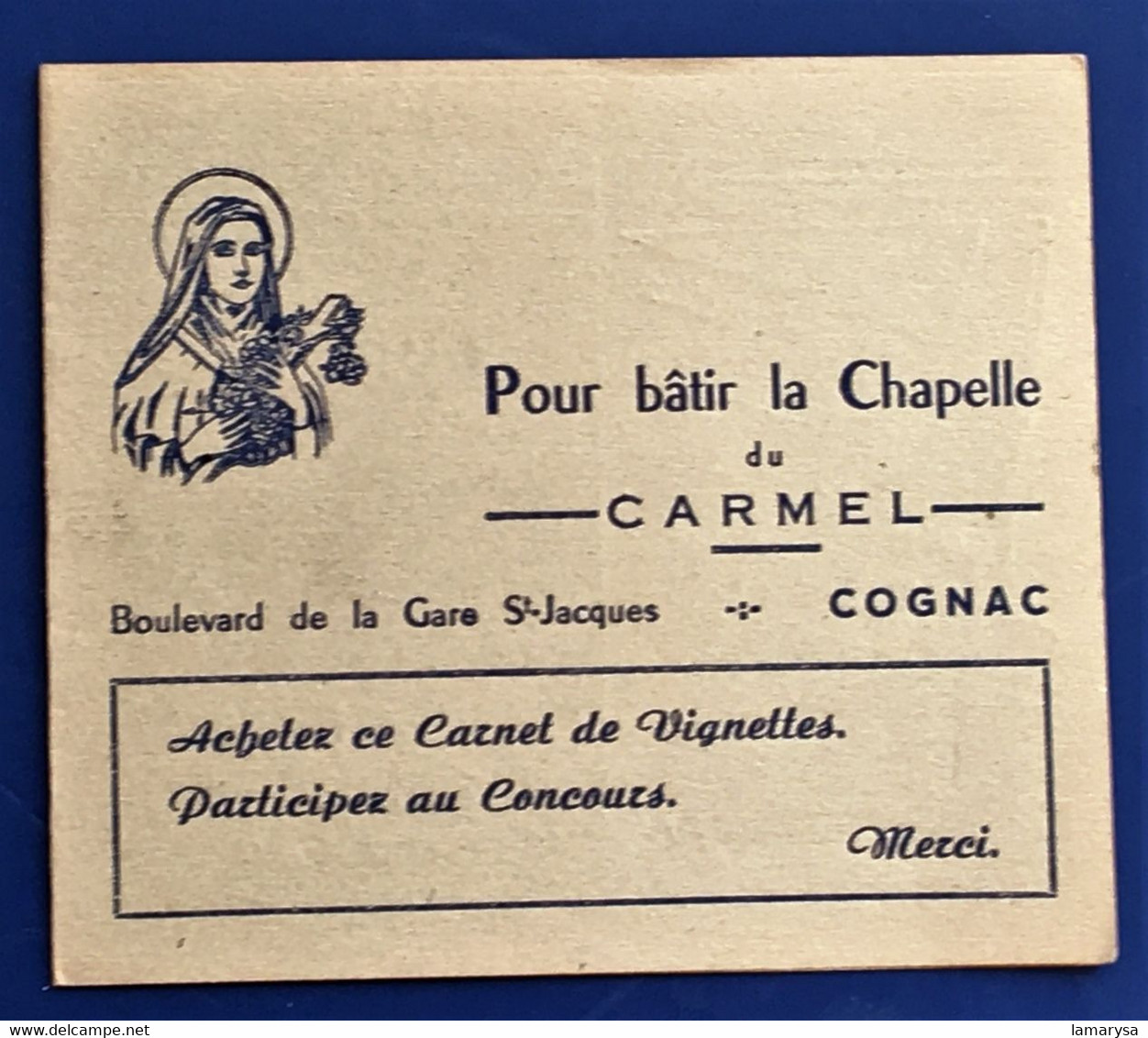 Cognac 6 Vignettes**Touristique Bloc Rare En Carnet-☛Erinnophilie,stamp,Timbre,Label,Sticker-Aufkleber-Bollo-Viñeta-Carm - Blocs & Carnets