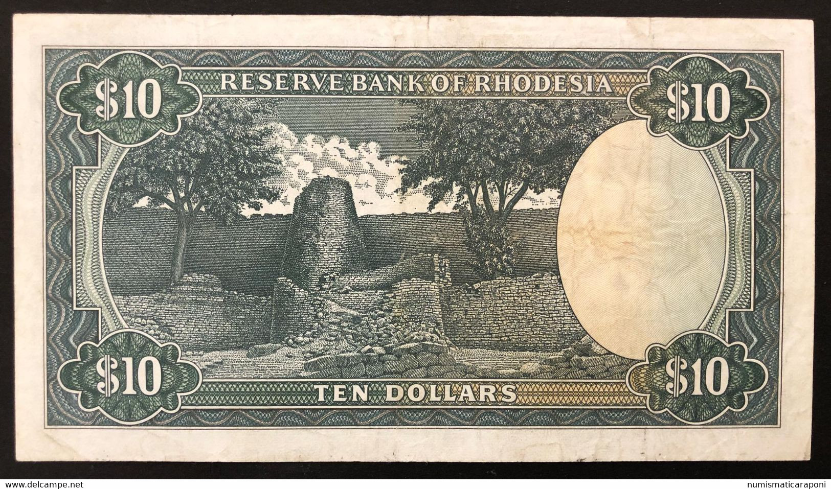 RHODESIA RODESIA 10 DOLLARI 1975 Pick#33g Lotto 3523 - Rhodesië