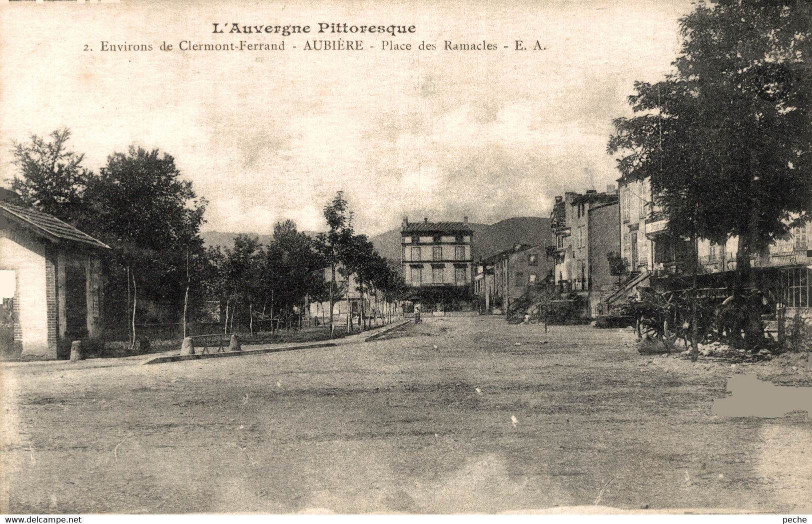 N°86459 -cpa Aubière -place De Ratacles- - Aubiere