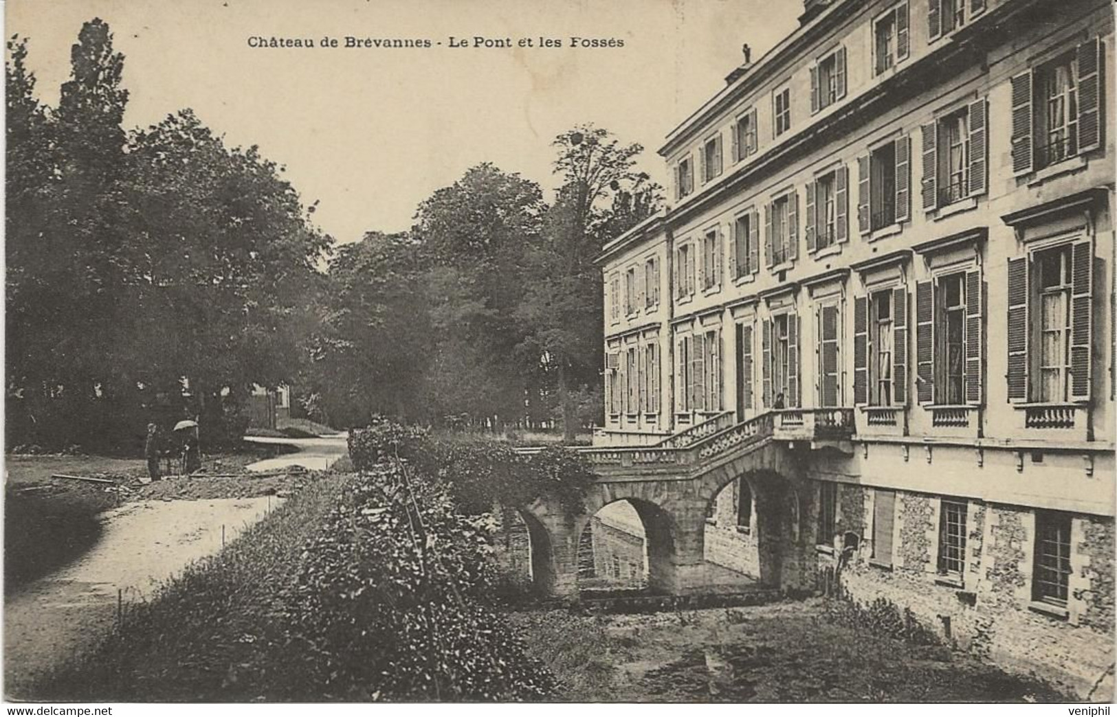 CHATEAU DE BREVANNES - LE PONT ET LES FOSSES - Limeil Brevannes