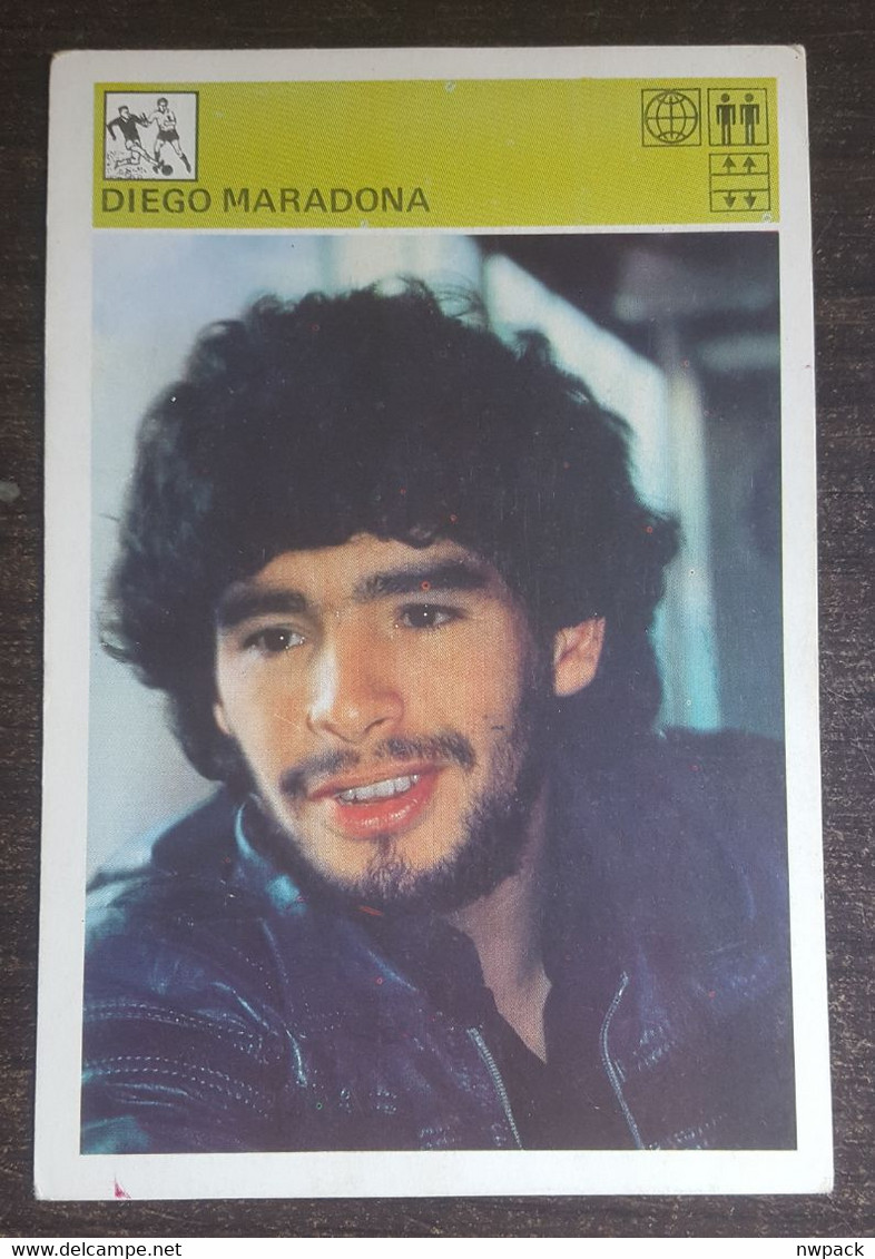 Soccer / Football - Trading Card From Ex Yugoslavia - "SVIJET SPORTA" - DIEGO MARADONA, Argentina  I /1981. No. 87 - Trading Cards