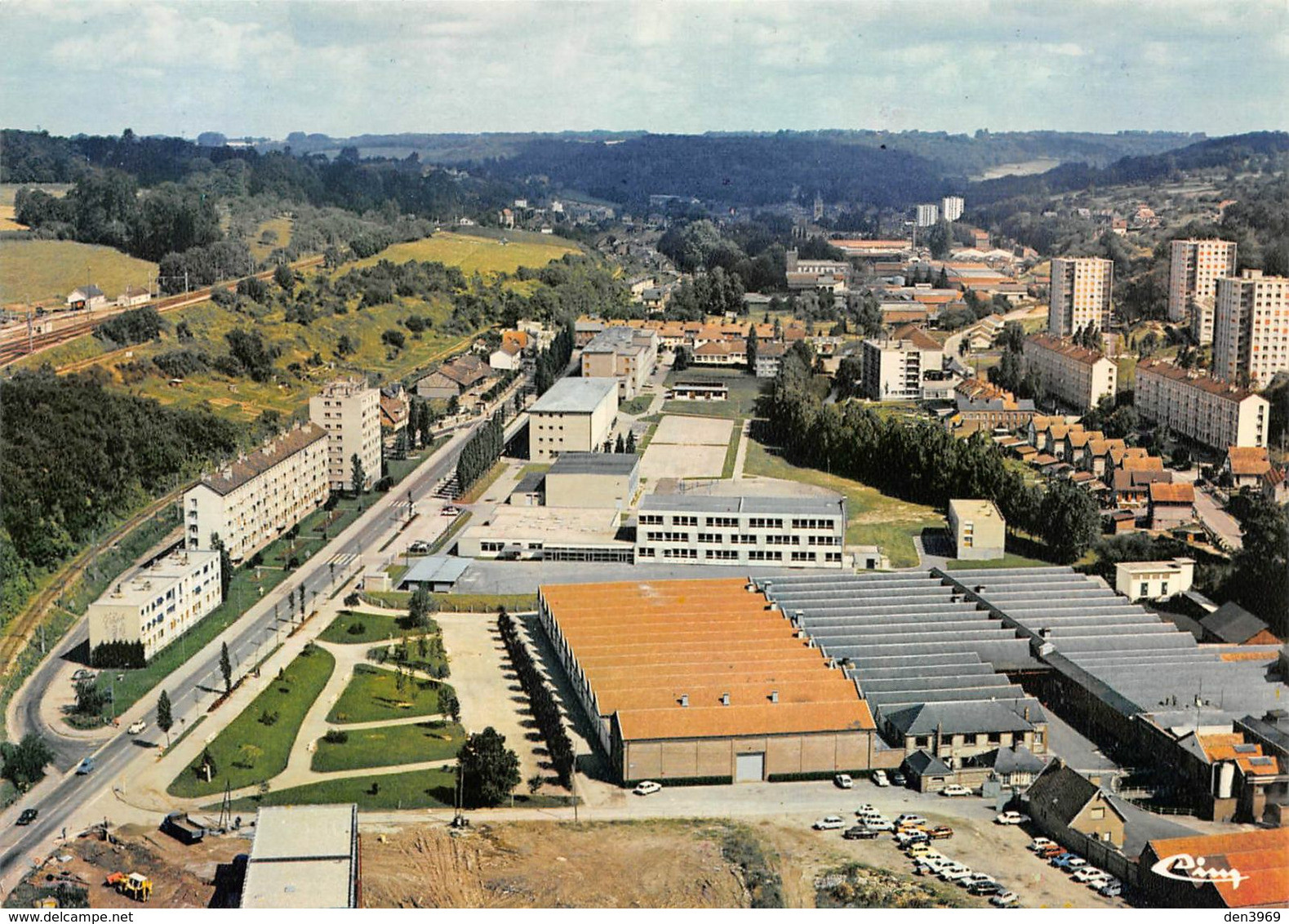 BARENTIN - Vue Générale Aérienne - Lycée Corneille - Quartier De Lalizel - Barentin