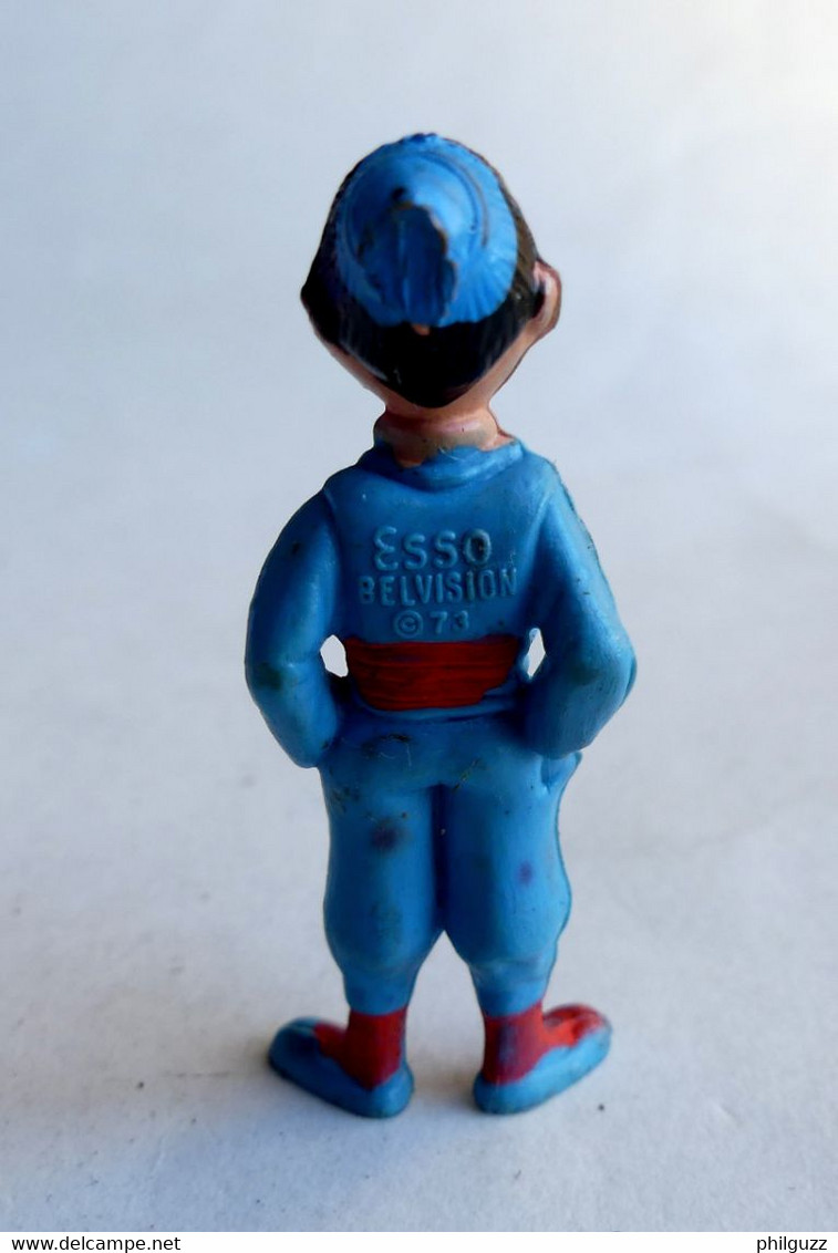 FIGURINE PUBLICITAIRE ESSO France Peinte -Tintin - NIKO 1973 (4) - Tim & Struppi