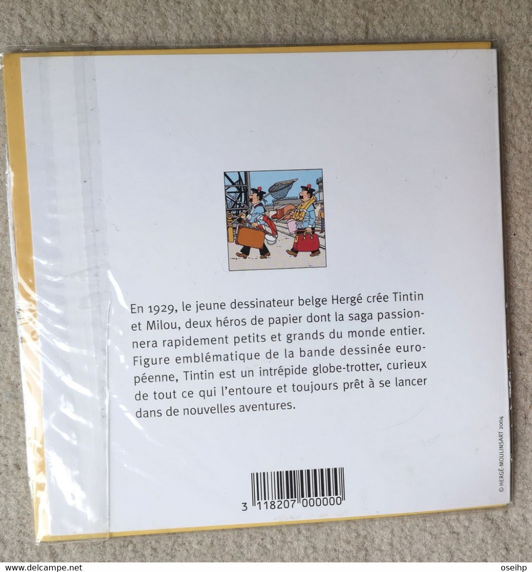 CPM Carte Double Neuve Sous Blister - Hergé TINTIN Dupont Et Dupond - Hergé