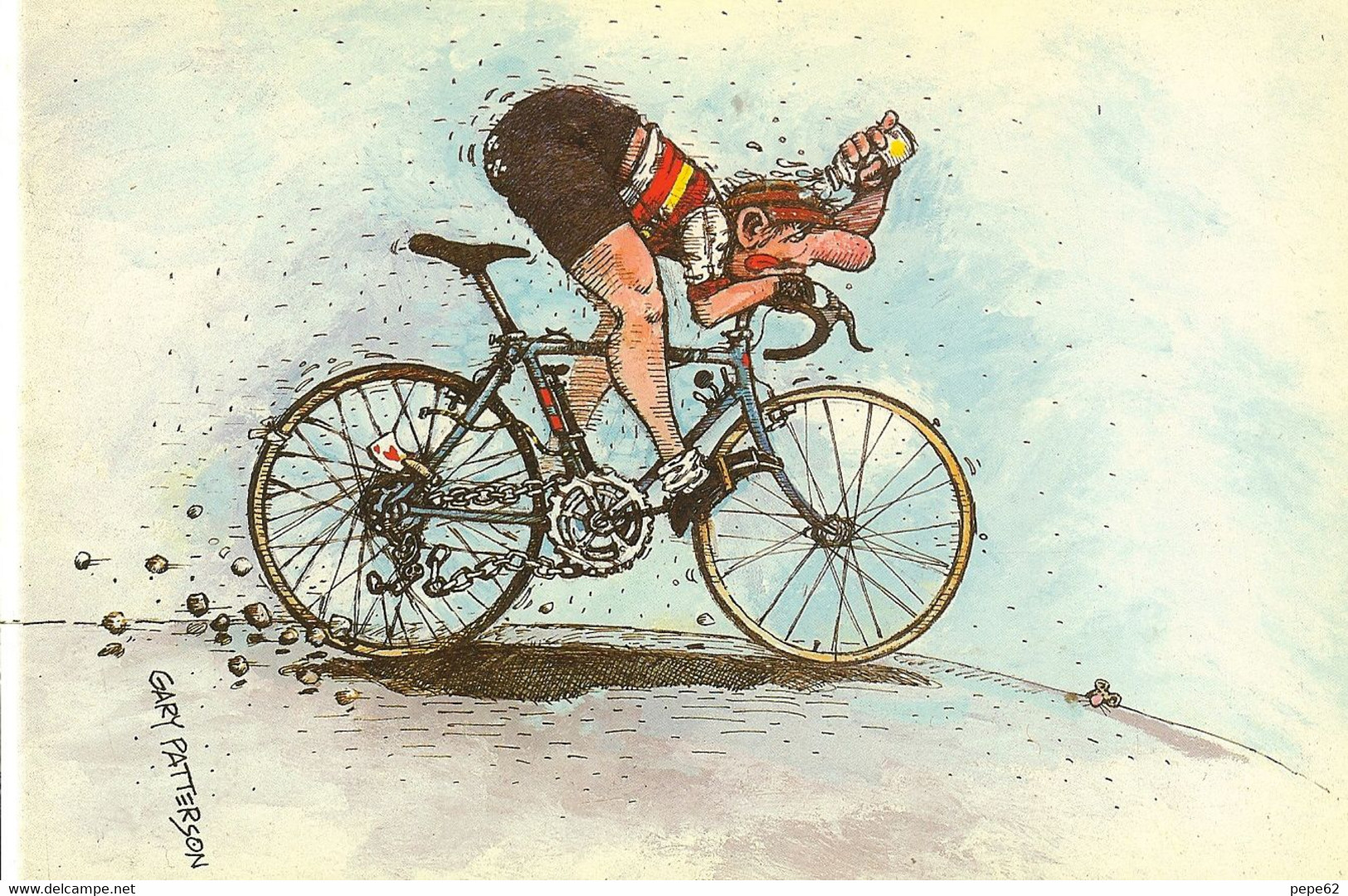 Cyclisme- Illustrateur Gary Patterson-c'est Du Gateau- Cpm - Paterson