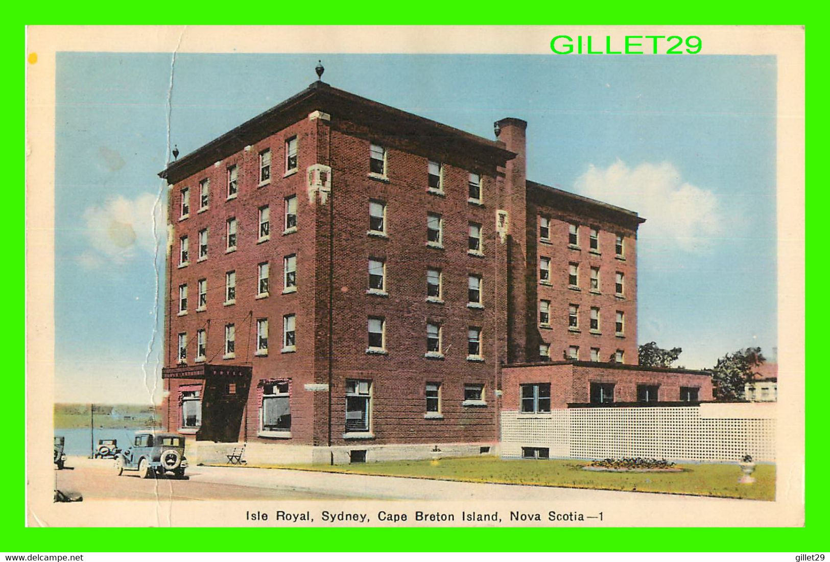 CAPE BRETON ISLAND, NOVA SCOTIA - ISLE ROYAL, SYDNEY - ANIMATED WITH OLD CARS - TRAVEL IN 1942 - PECO - Cape Breton