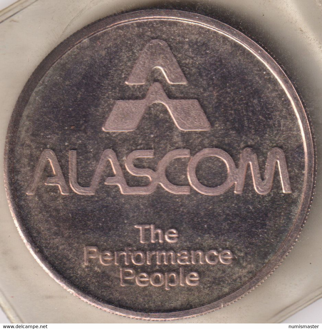 ALASCOM , AURORA SATELITE 1 OZ. .999 SILVER PROOF MEDAL - Professionali/Di Società