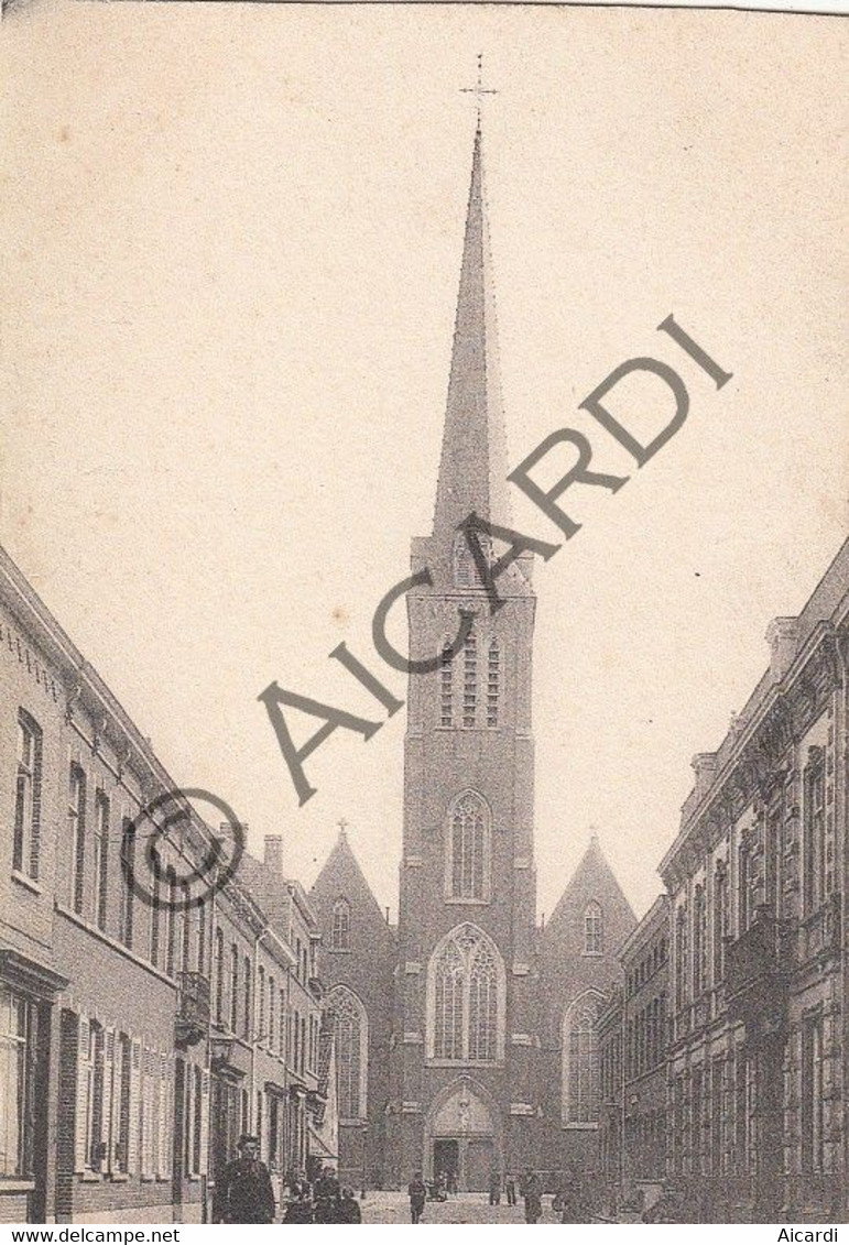 Carte Postale/Postkaart - IZEGEM - Eglise Et Rue St-Hilon (M. Wilms, Antwerpen, 1901) (A389) - Izegem