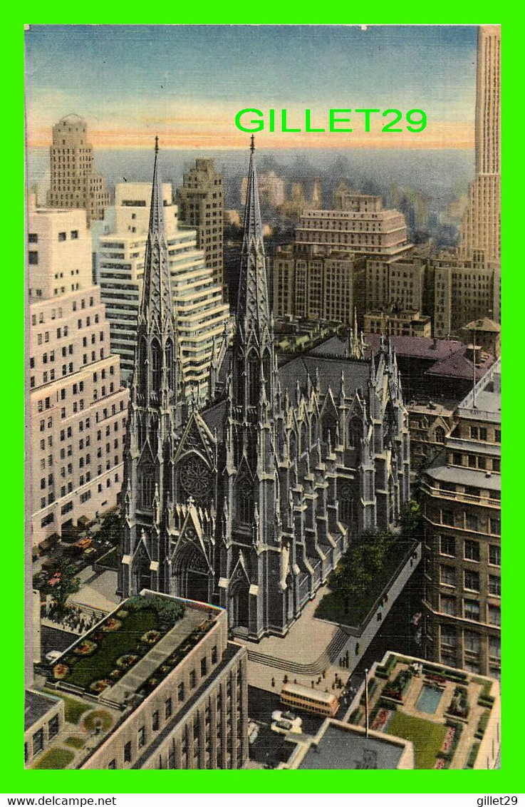 NEW YORK CITY, NY - ST PATRICK'S CATHEDRAL - TRAVEL IN 1953 -  ALFRED MAINZER - - Churches