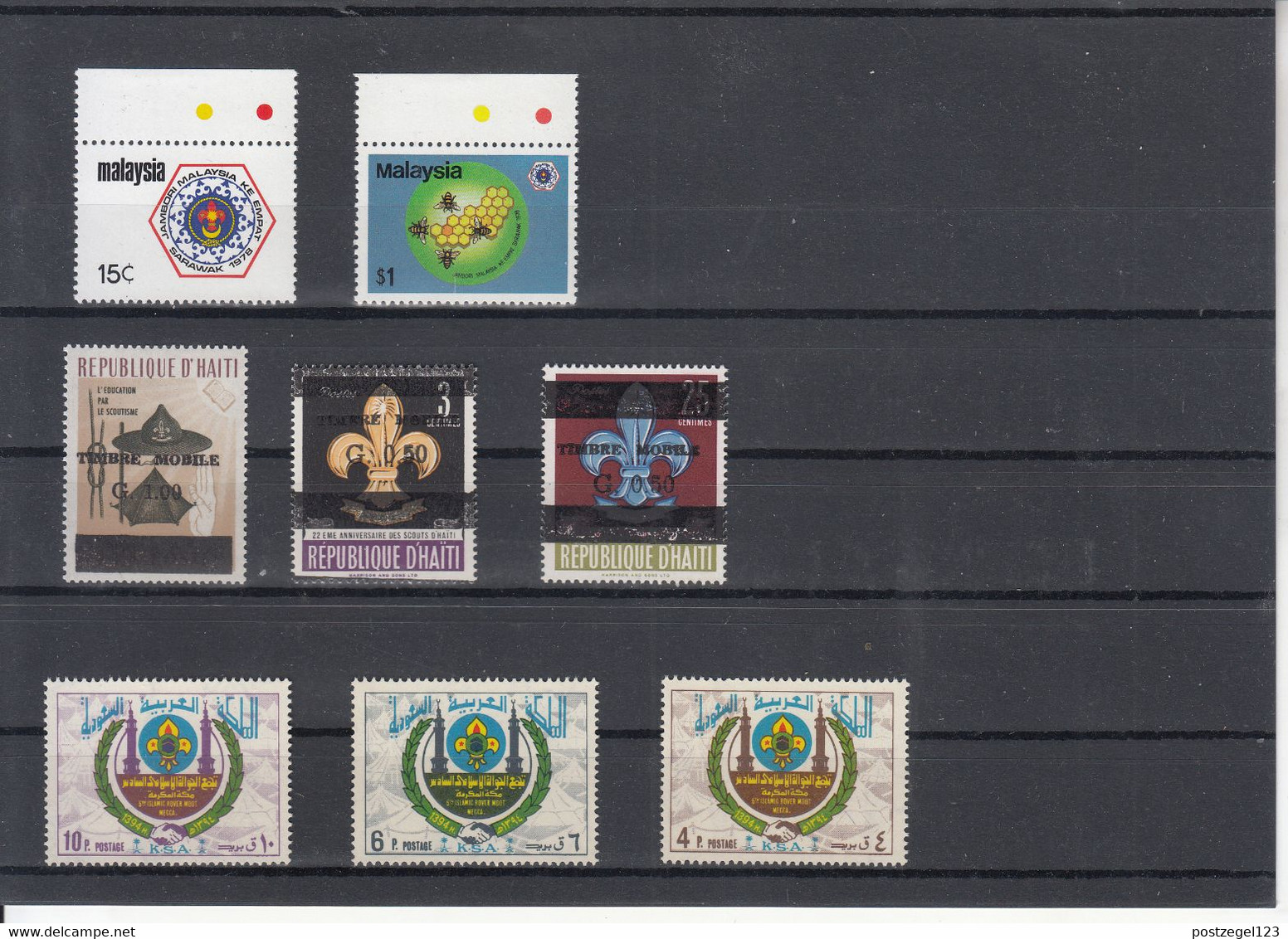 Different Countries - Unused Stamps