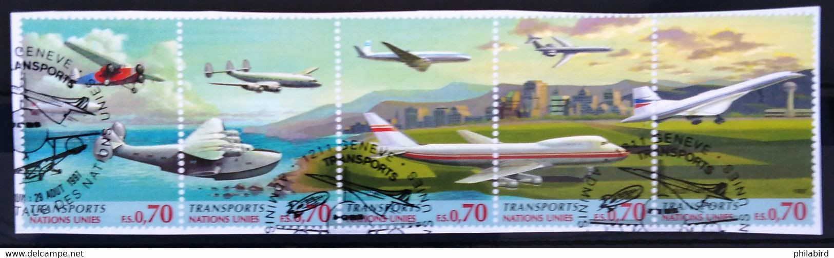 ONU Bureau De GENEVE                        N° 333/337                     1° JOUR              29/08/97 - Used Stamps
