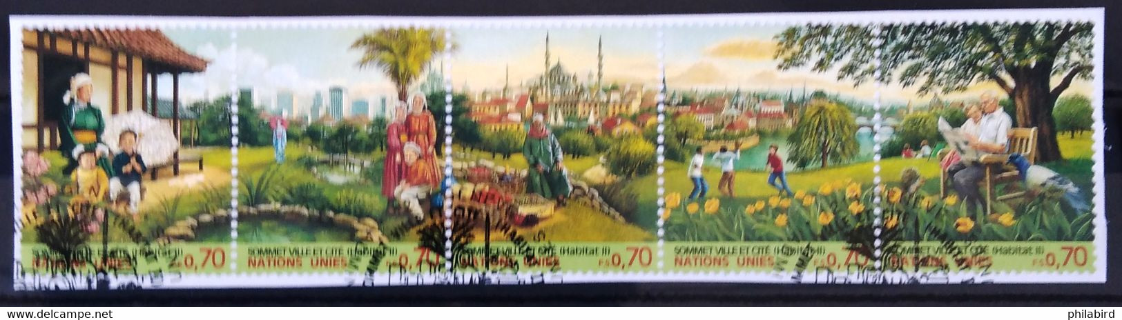 ONU Bureau De GENEVE                        N° 312/316                     1° JOUR              1996 - Used Stamps