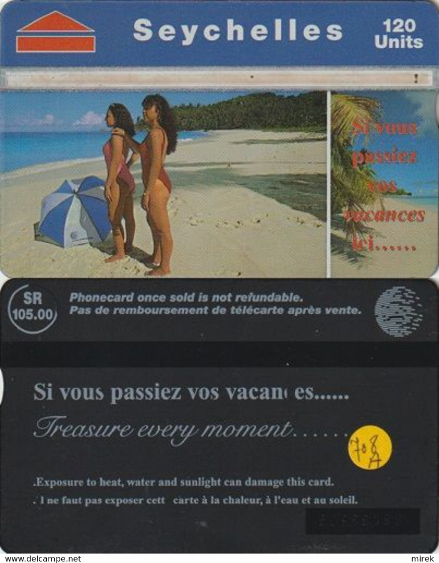 426/ Seychelles; P41. Beach Scene, 708A - Seychellen