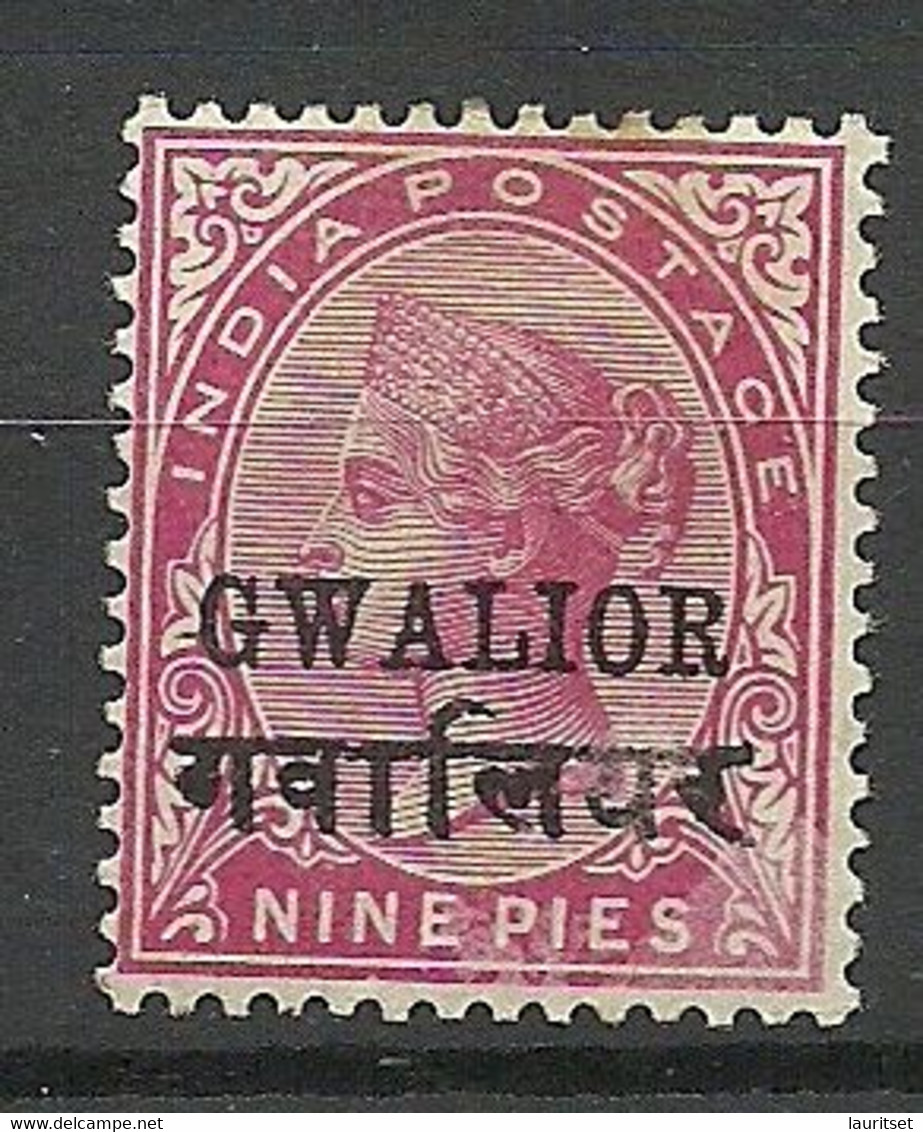 INDIA GWALIOR State 1891 Michel 19 II * - Gwalior