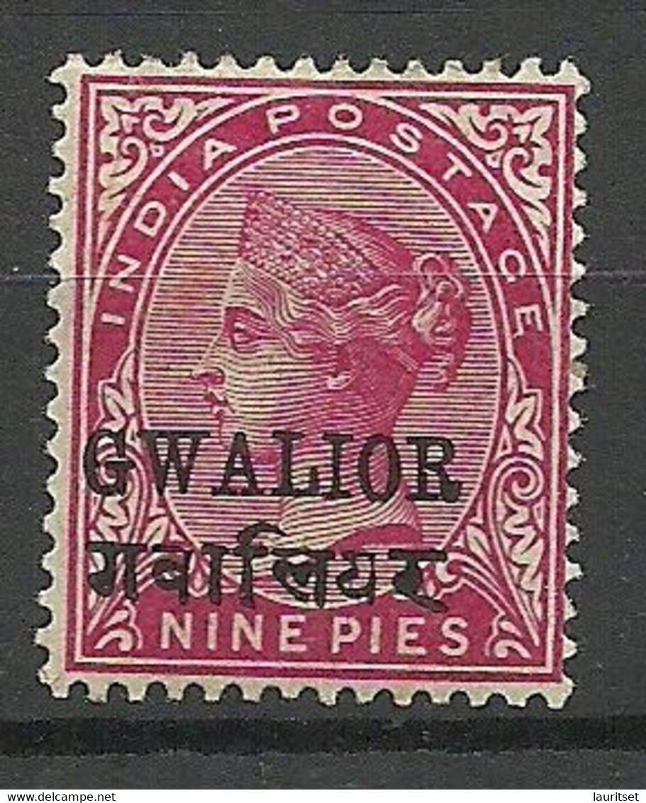 INDIA GWALIOR State 1891 Michel 19 I * - Gwalior