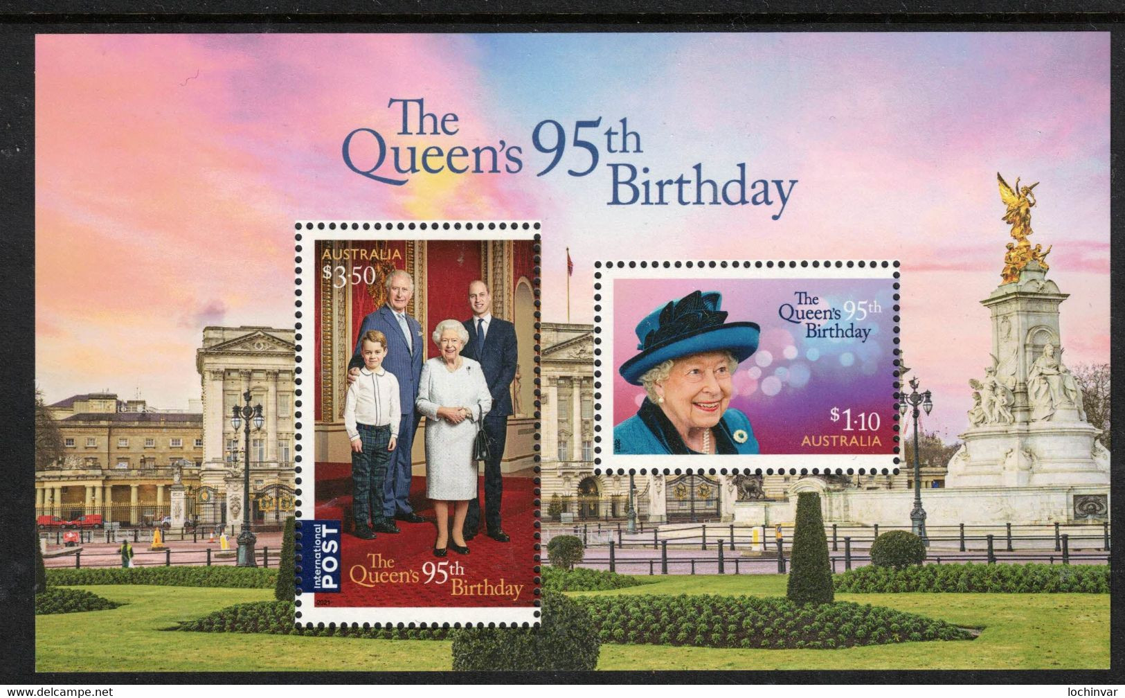 AUSTRALIA, 2021 QUEENS BIRTHDAY MINISHEET MNH - Neufs