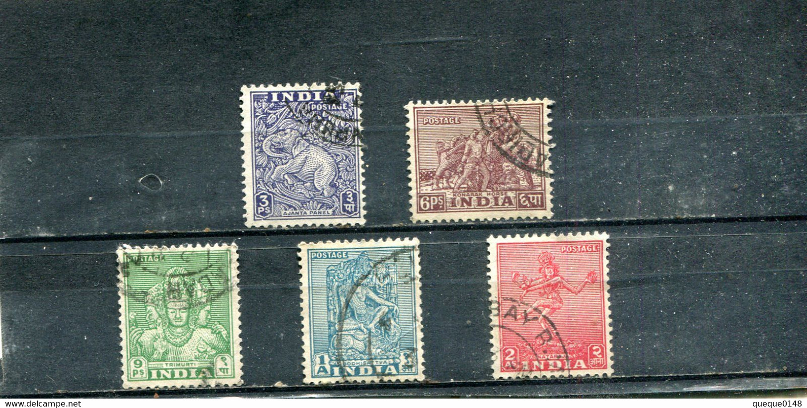 Inde 1949 Yt 7-11 Série Courante - Used Stamps