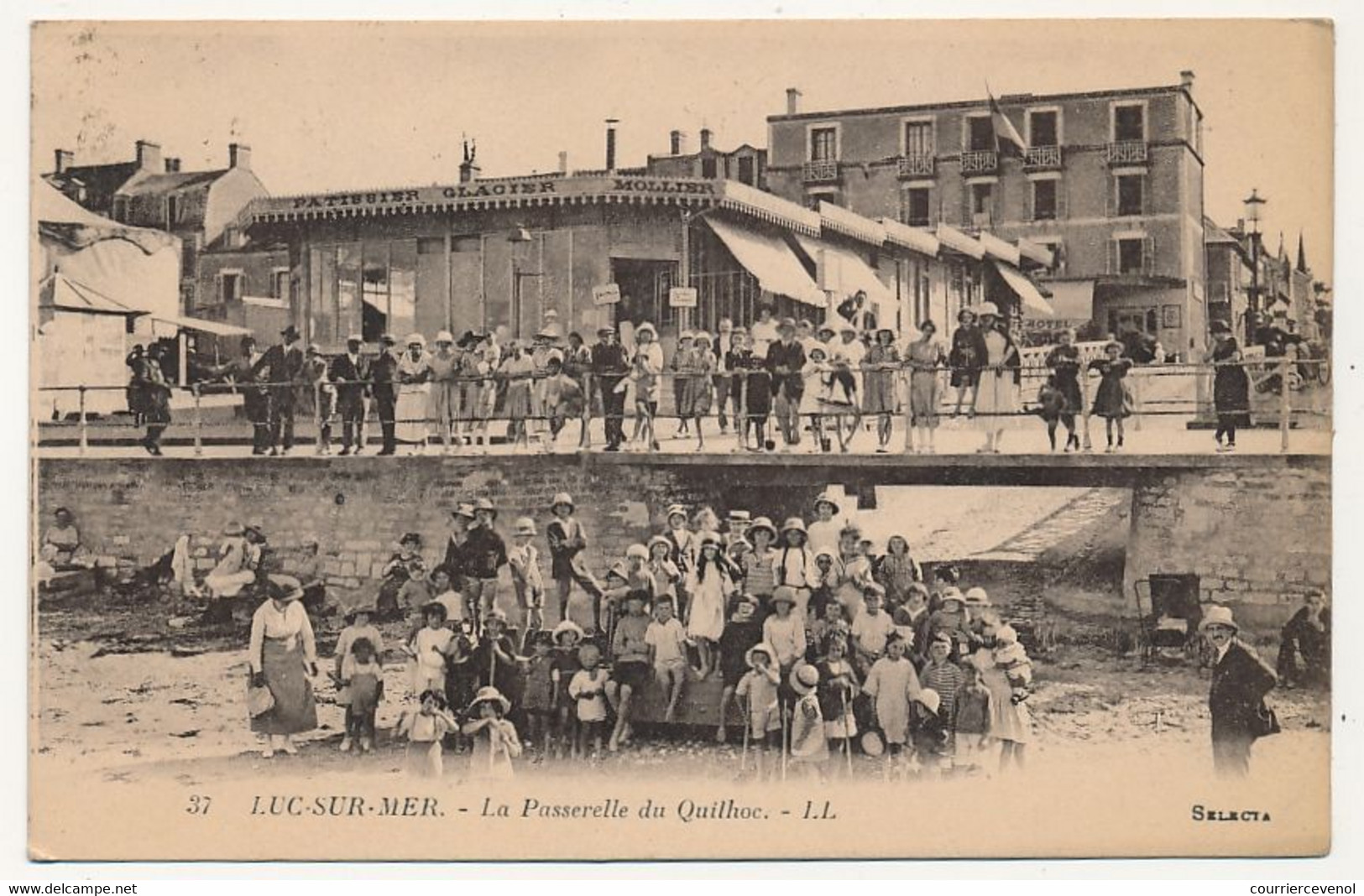 CPA - LUC-SUR-MER (Calvados) - La Passerelle Du Quilhoc - Luc Sur Mer