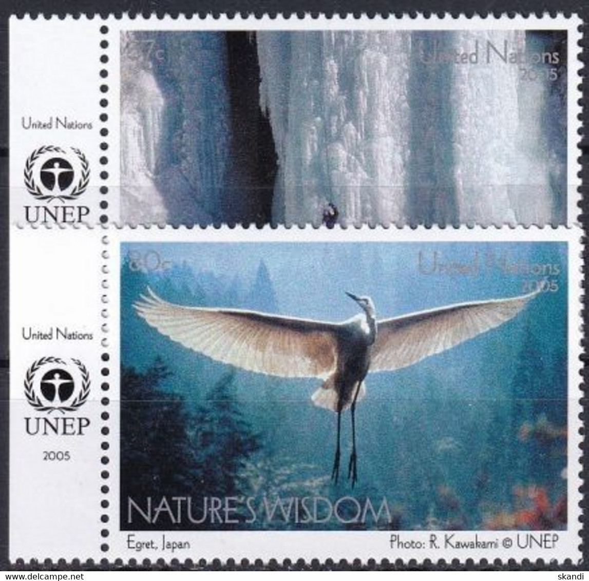 UNO NEW YORK 2005 Mi-Nr. 982/83 ** MNH - Ungebraucht