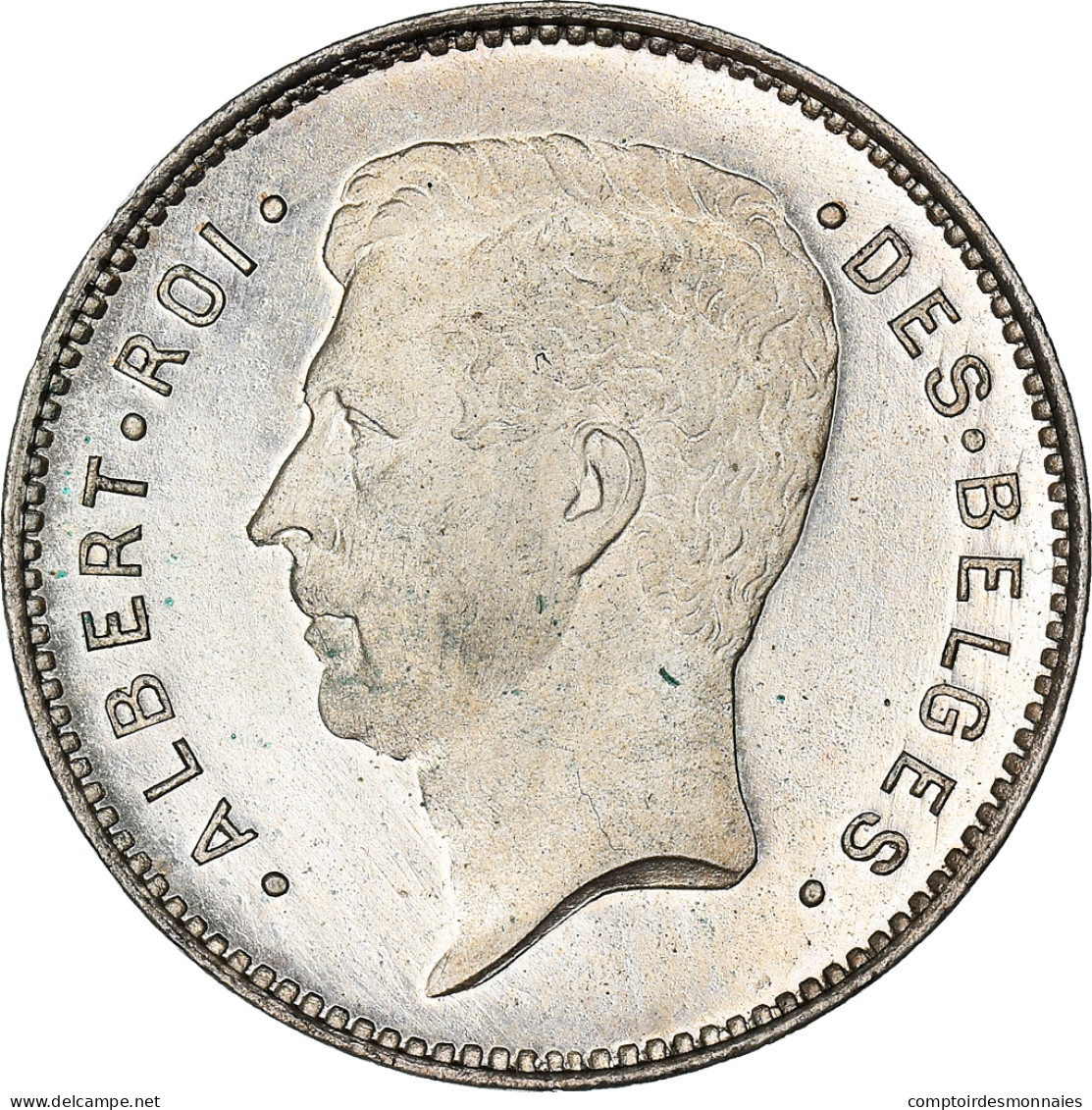 Monnaie, Belgique, Albert I, 5 Francs, 1933, Essai Proof, FDC, Argent, KM:Pn324 - 5 Francs & 1 Belga