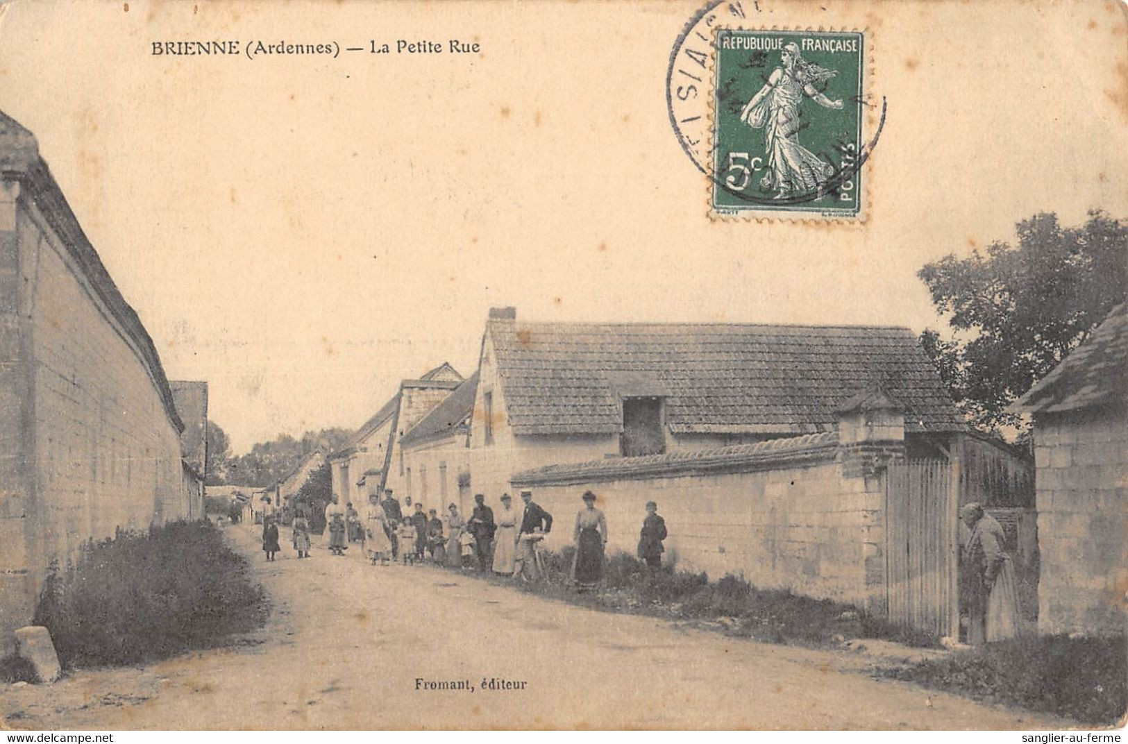 CPA 08 BRIENNE LA PETITE RUE (cliché Rare - Autres & Non Classés