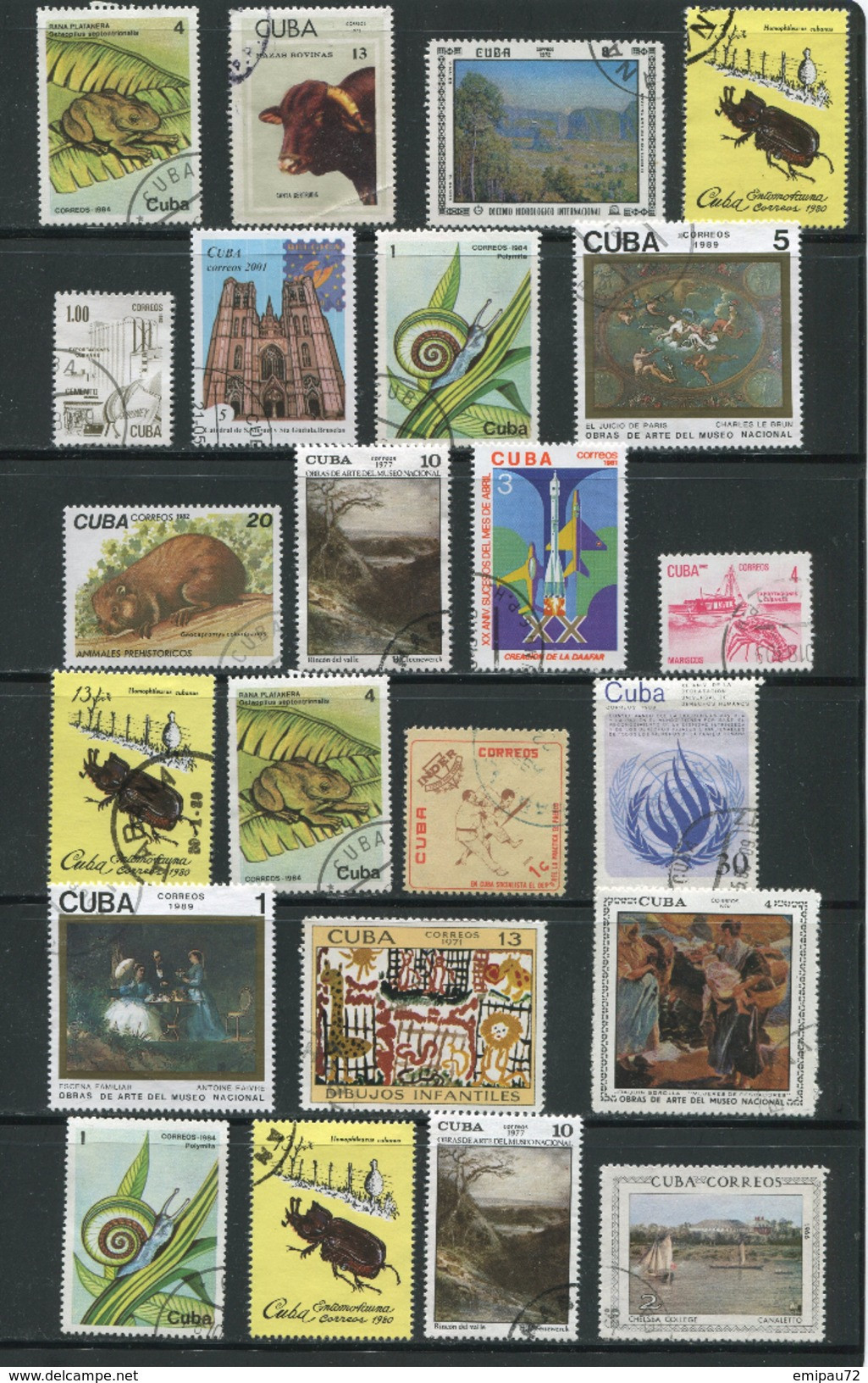 CUBA- Lot De Timbres Oblitérés - Collections, Lots & Séries