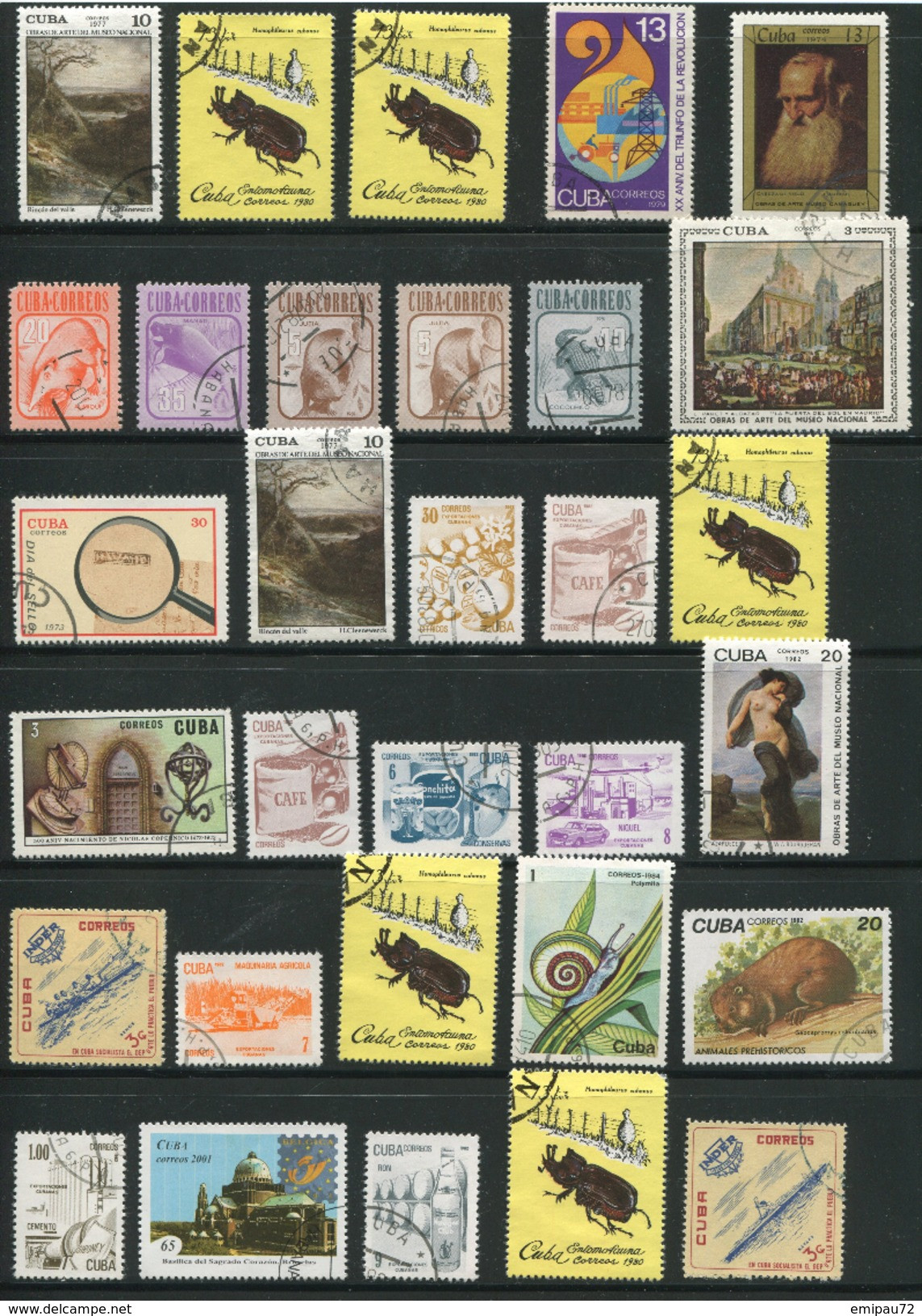 CUBA- Lot De Timbres Oblitérés - Collections, Lots & Series