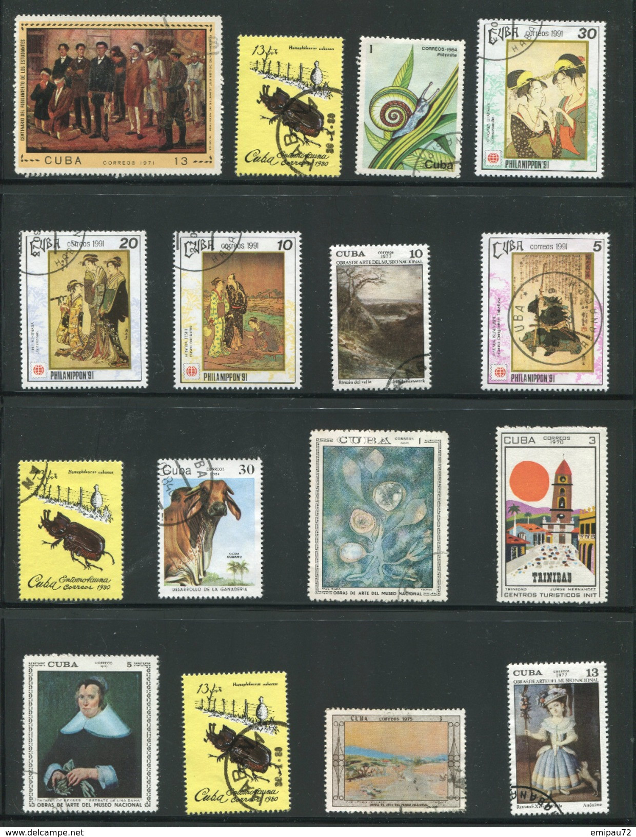 CUBA- Lot De Timbres Oblitérés - Collections, Lots & Series