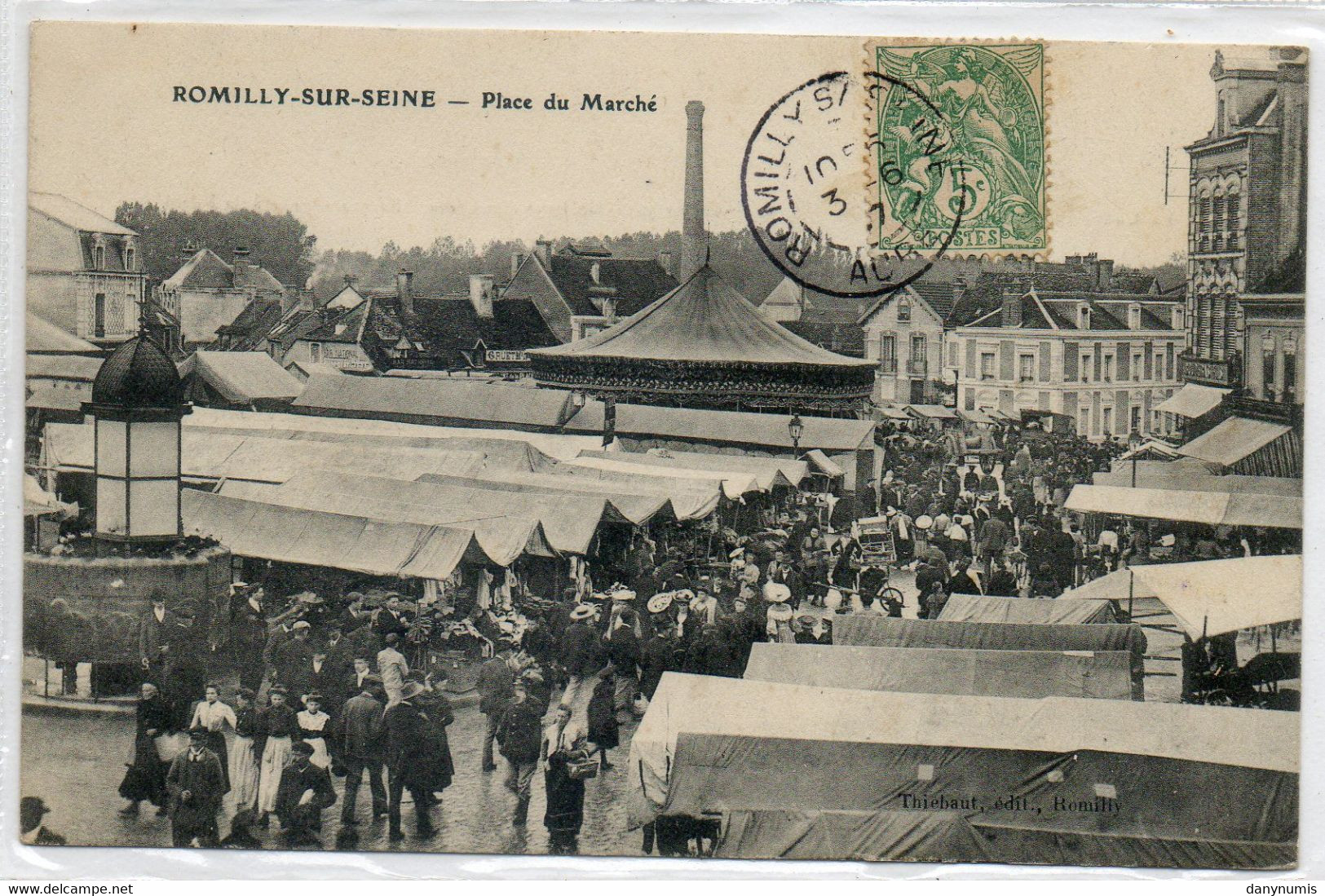 10  ROMILLY Sur SEINE         Place Du Marché - Romilly-sur-Seine