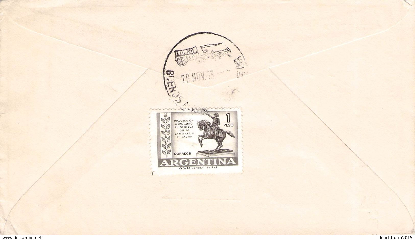 ARGENTINA - LETTER 1961 ANTARTIDA ARGENTINA > ROMA / QG109 - Storia Postale