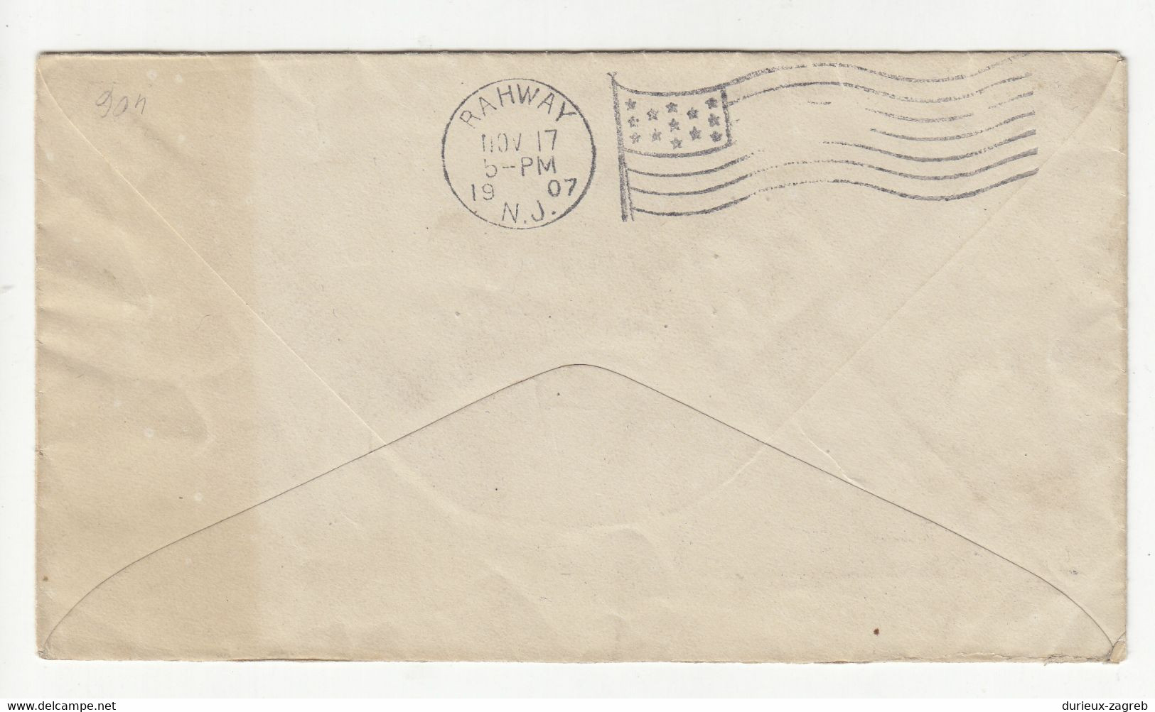 C.B. Richard & Co., NY Preprinted Postal Stationery Letter Cover Posted 1907 B211015 - 1901-20