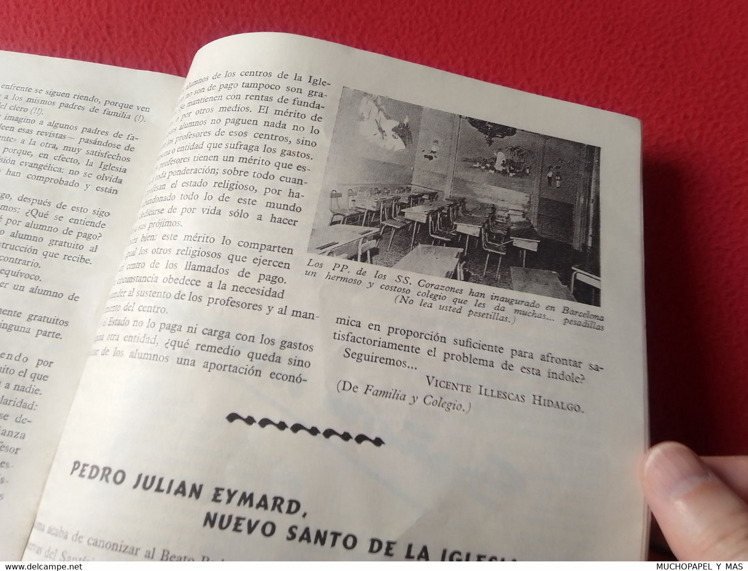 REVISTA RELIGIOSA RELIGIÓN REINADO SOCIAL DEL SAGRADO CORAZÓN Nº 412 FEBRERO 1963, OLD SPANISH RELIGION MAGAZINE SPAIN..