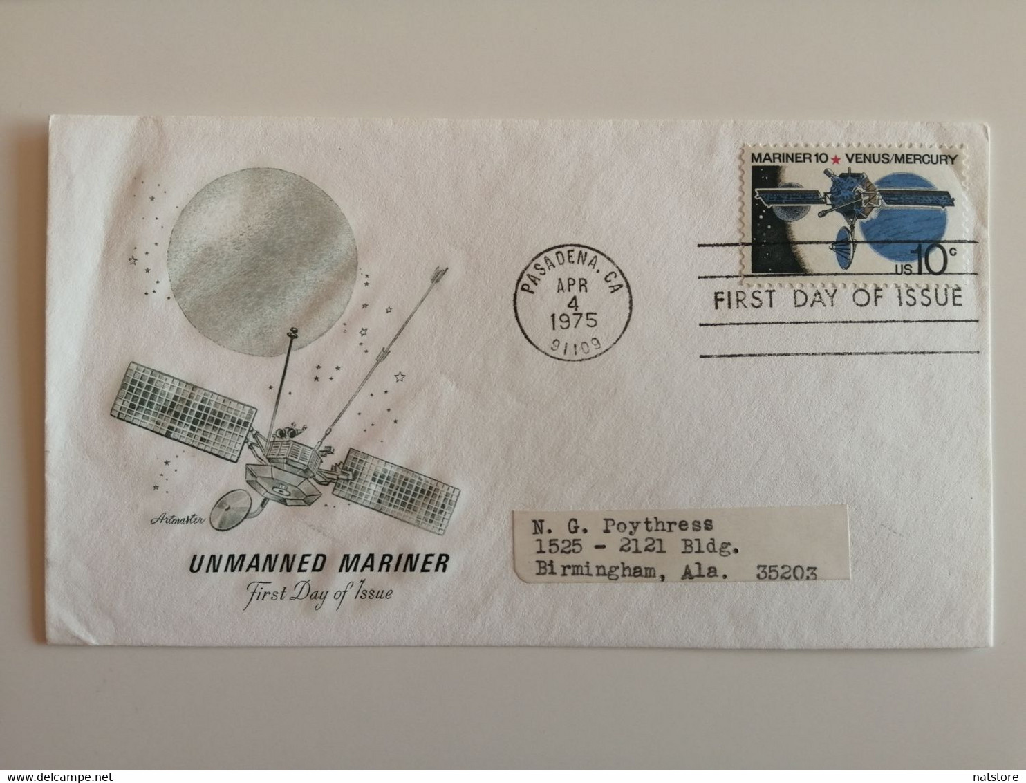 1994..USA.. FDC WITH STAMP AND POSTMARKS..PAST MAIL..Space Issue - 1991-2000