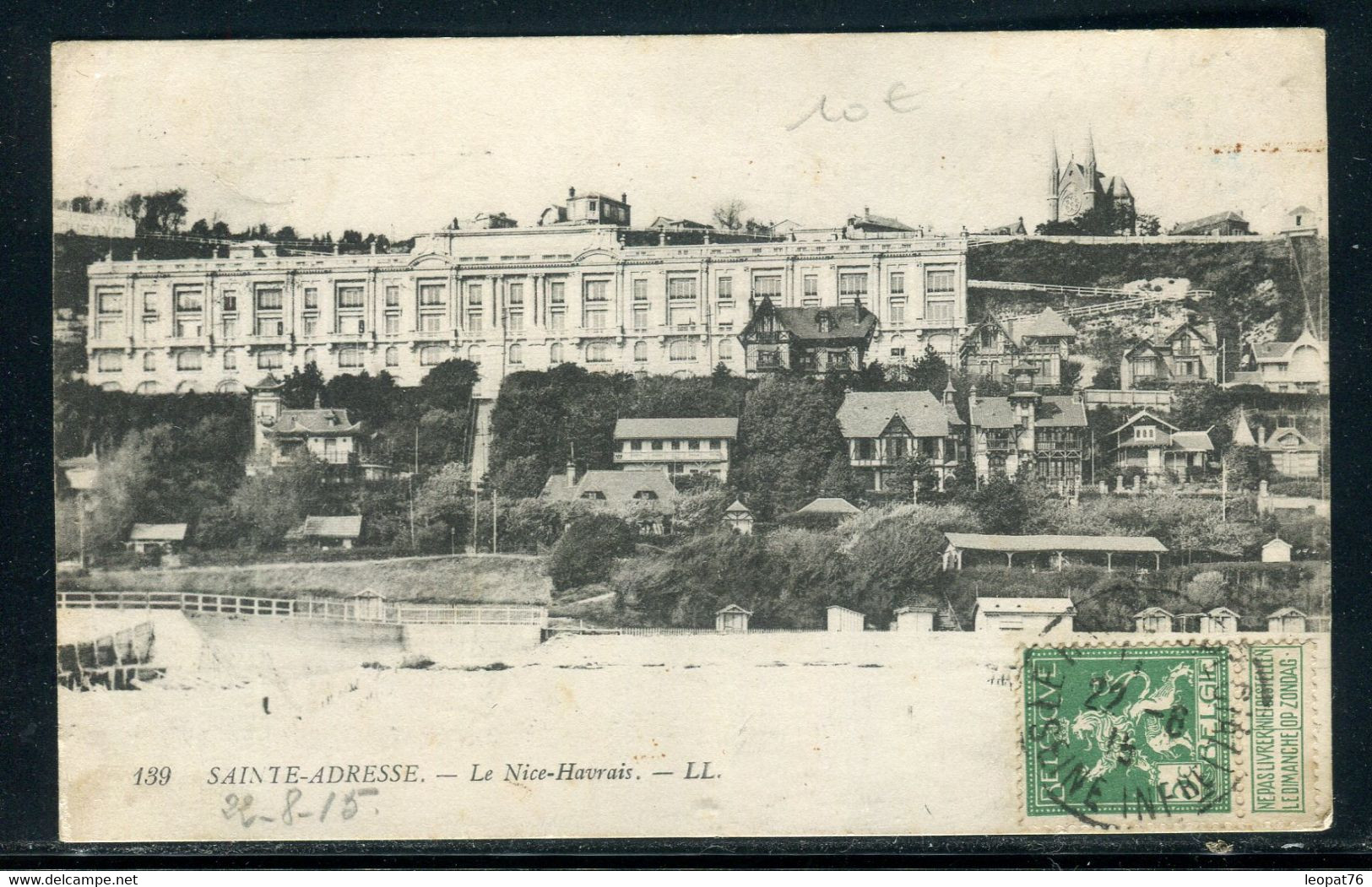 Belgique - Affranchissement Du Havre Sur Carte Postale En 1915 Pour Petit Quevilly - Prix Fixe - Ref O 81 - Other & Unclassified