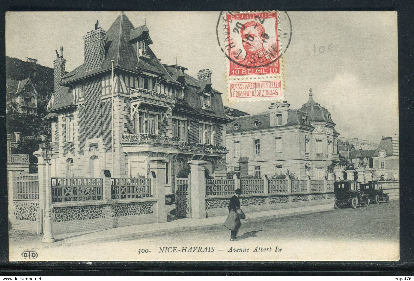 Belgique - Affranchissement Du Havre Sur Carte Postale En 1915 Pour Le Havre - Prix Fixe - Ref O 84 - Otros & Sin Clasificación