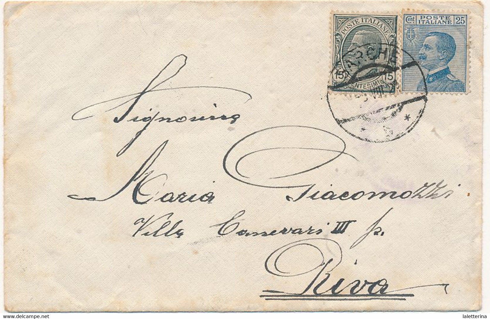 1920 OCCUPAZIONE ITALIANA EX TERRITORI AUSTRIACI  SARCHE B X RIVA - Trentino & Triest