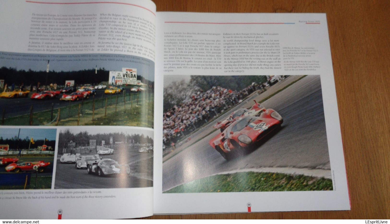 RACING TEAM V.D.S. Course Automobile Auto Francorchamps Nivelles Chimay 24 Heures Le Mans Belgique Formule Grand Prix