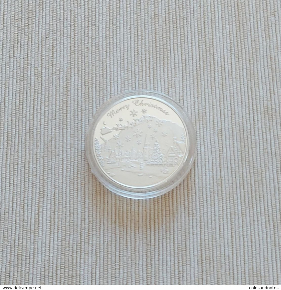 USA - Commemorative Coin - ‘Christmas’ - Silver Plated - UNC & Sealed - Autres – Amérique