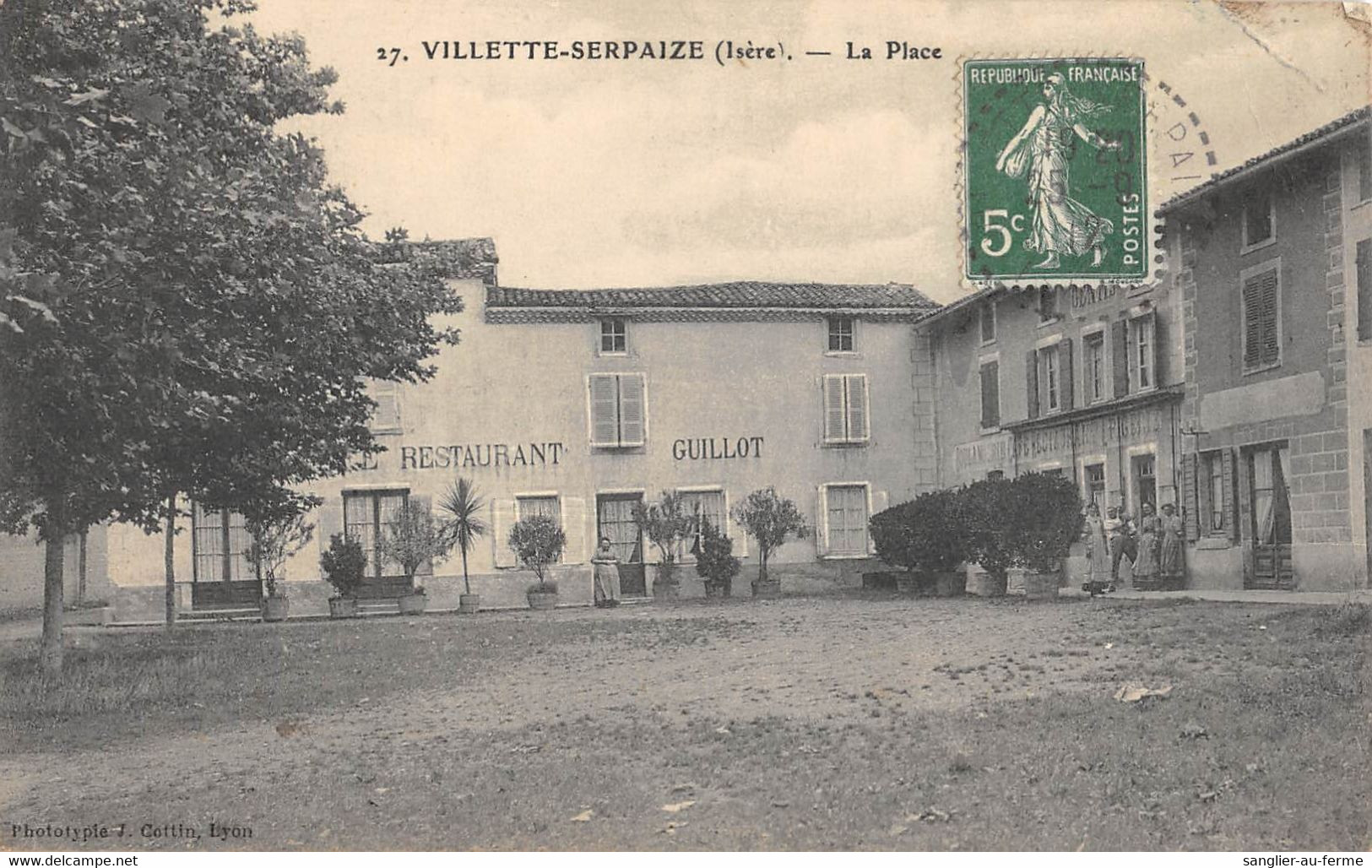 CPA 38 VILLETTE SERPAIZE LA PLACE - Altri & Non Classificati