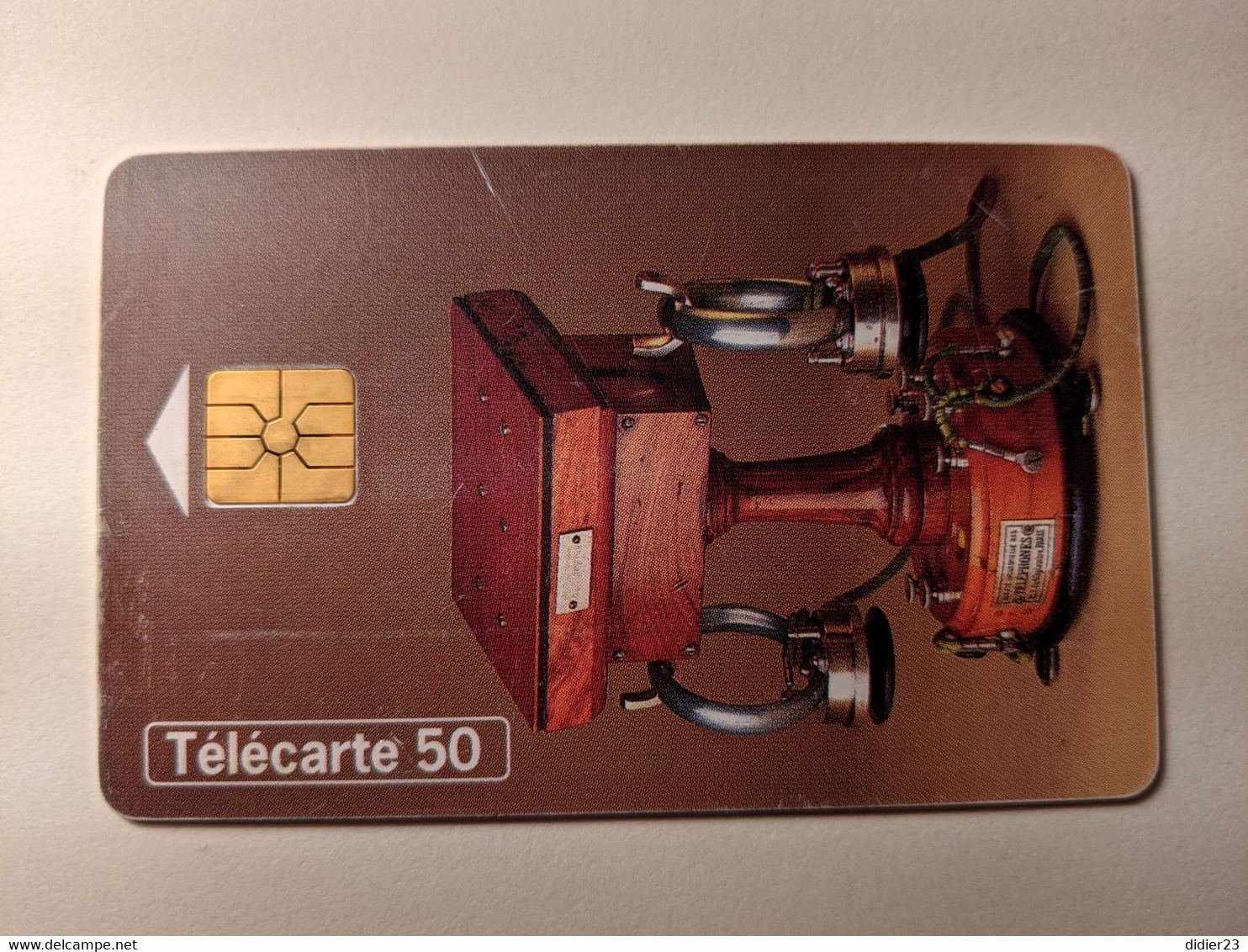 TELECARTE FRANCE TELECOM  50 COLLECTION HISTORIQUE TELEPHONE ADER 1880 - Telefone