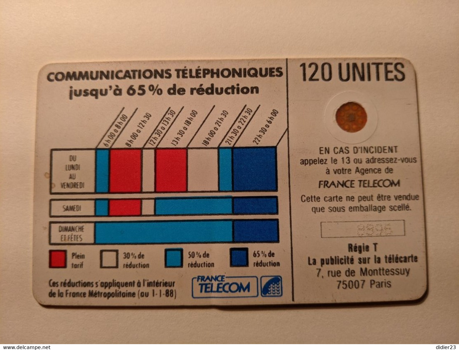 TELECARTE FRANCE TELECOM   OPERATEUR - Opérateurs Télécom