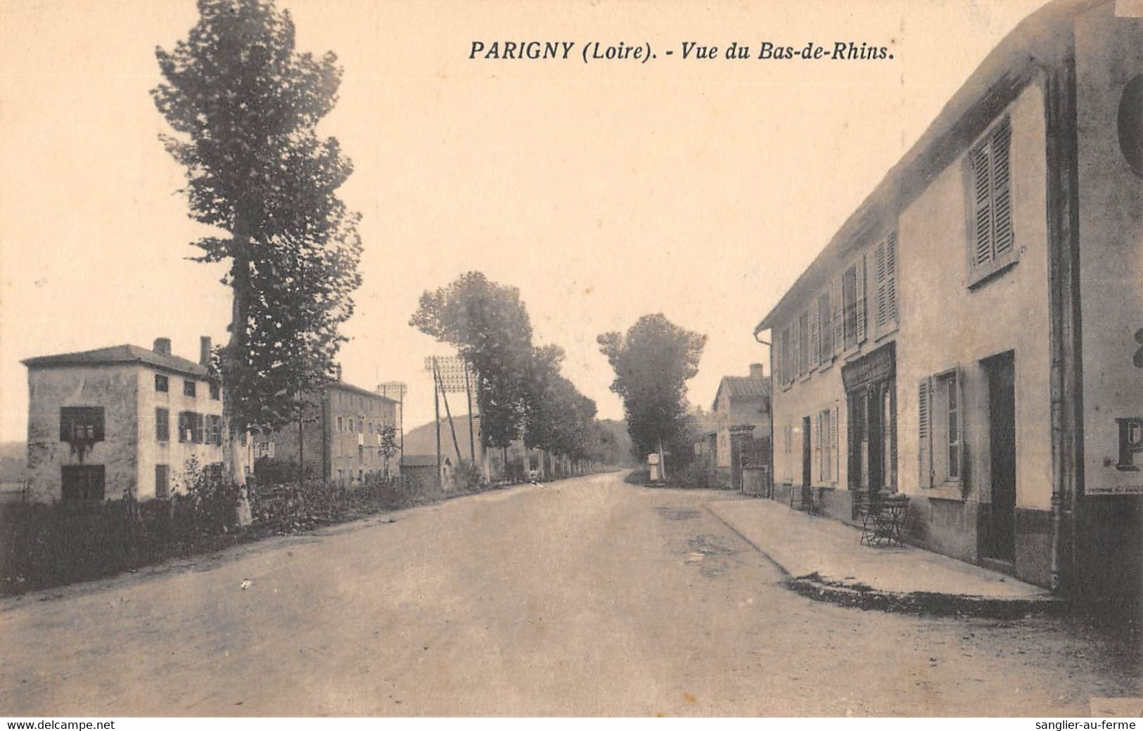 CPA 42 PARIGNY VUE DU BAS DE RHINES - Autres & Non Classés