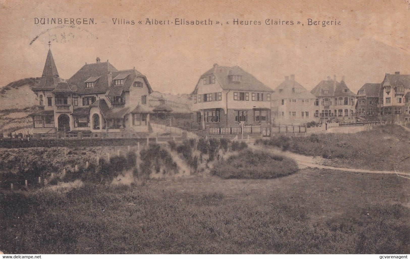 DUINBERGEN   VILLAS  ALBERT ELISABETH HEURES CLAIRES  BERGERIE - Knokke