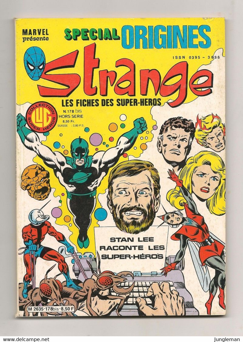 Strange Spécial Origines N° 178 Bis - Editions Lug à Lyon - Dépôt Légal : Octobre 1984 - TBE - Strange